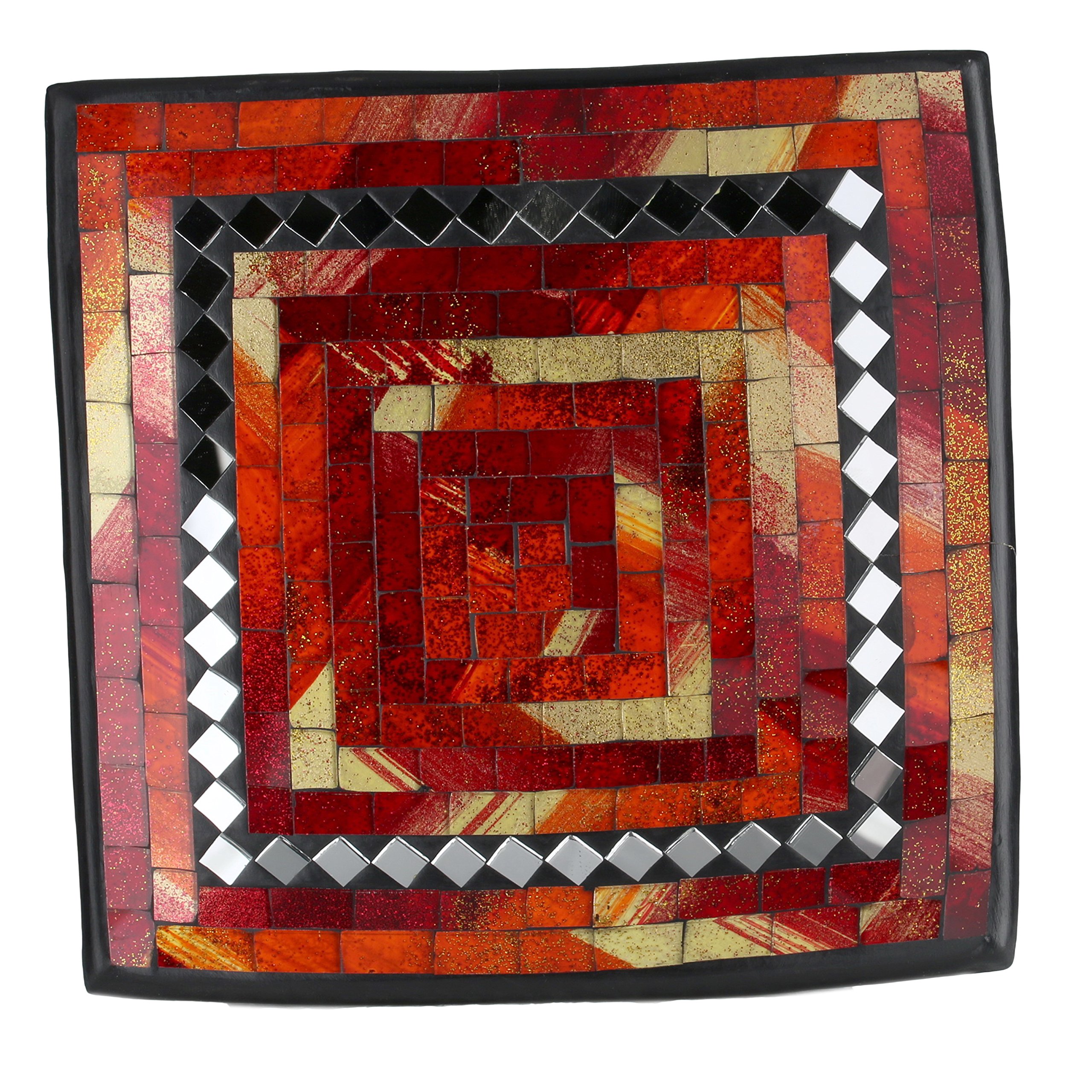 ART-CRAFT Dekoschale Mosaikschale Tonschale Schlüsselschale 