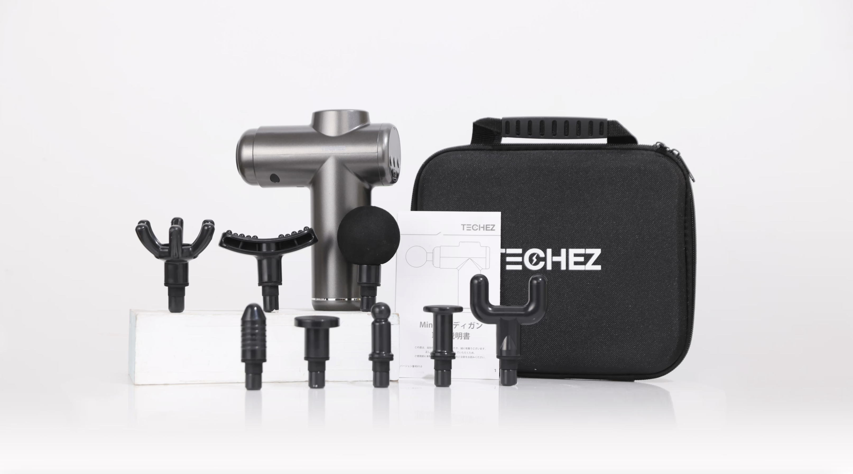 【色: グレー】techez MINIハンディガン V3【2024モデル】 筋膜 Amazon | techez MINIハンディガン V3 Pro【2024モデル】筋膜