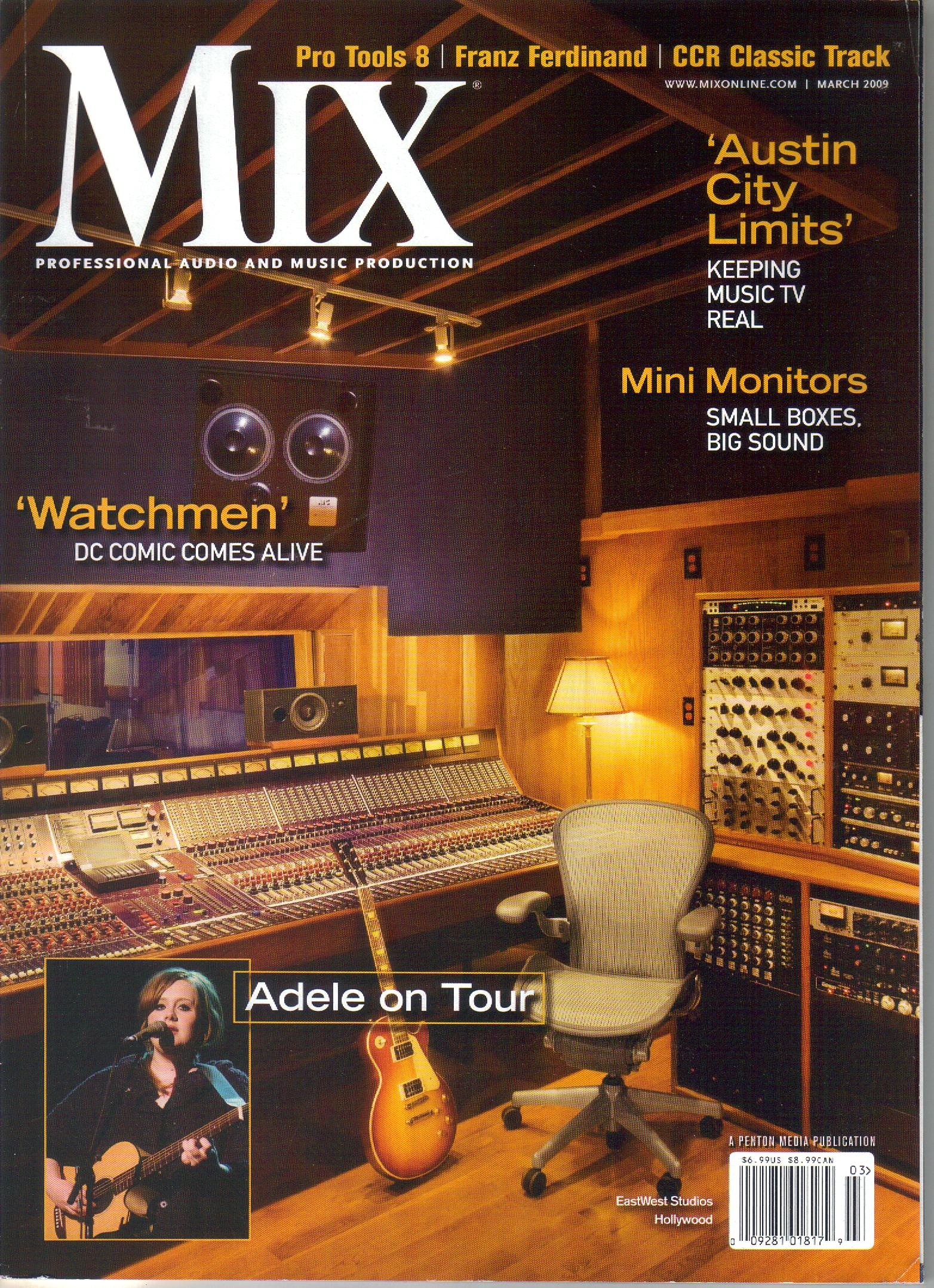 Mix Magazine, March 2009 (Vol 33, No 3) Philippe Starck
