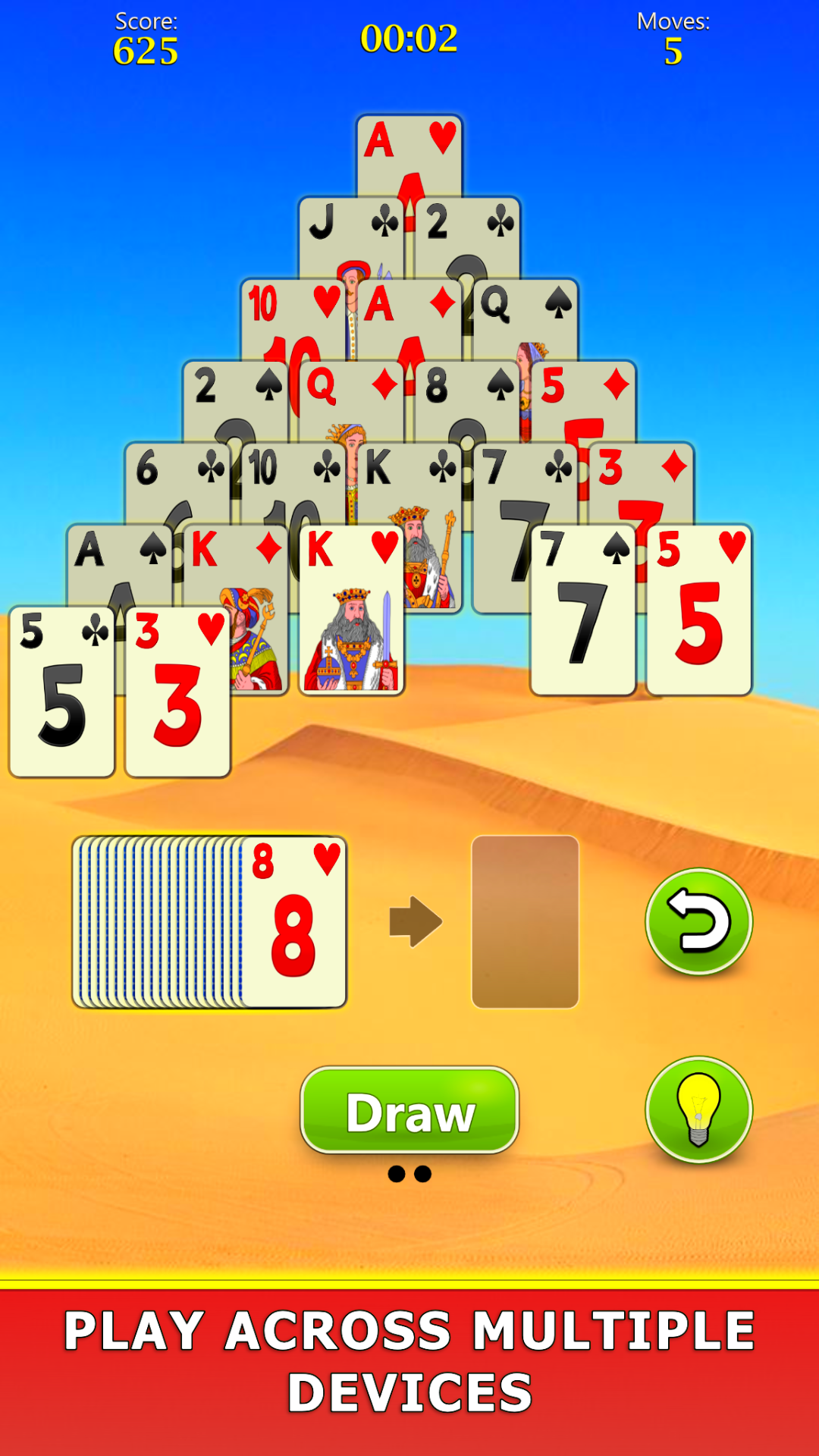 Pyramid Solitaire Mobile - App on Amazon Appstore