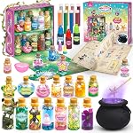 Kit d'artisanat magique pour les enfants avec 20PCS Bouteilles de potion - Fée potions magiques faisant le kit d'artisanat - Cadeau pour Noël, Anniversaire, Creative Art Craft Kit pour les filles garçons 6 7 8 9 10 Année