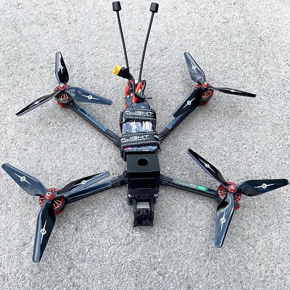 Master Airscrew Performance Multi-Rotor 6x3.2 3-Blade Propeller - Black - Normal/Tractor/CCW - Cinelifter, Long Range FPV
