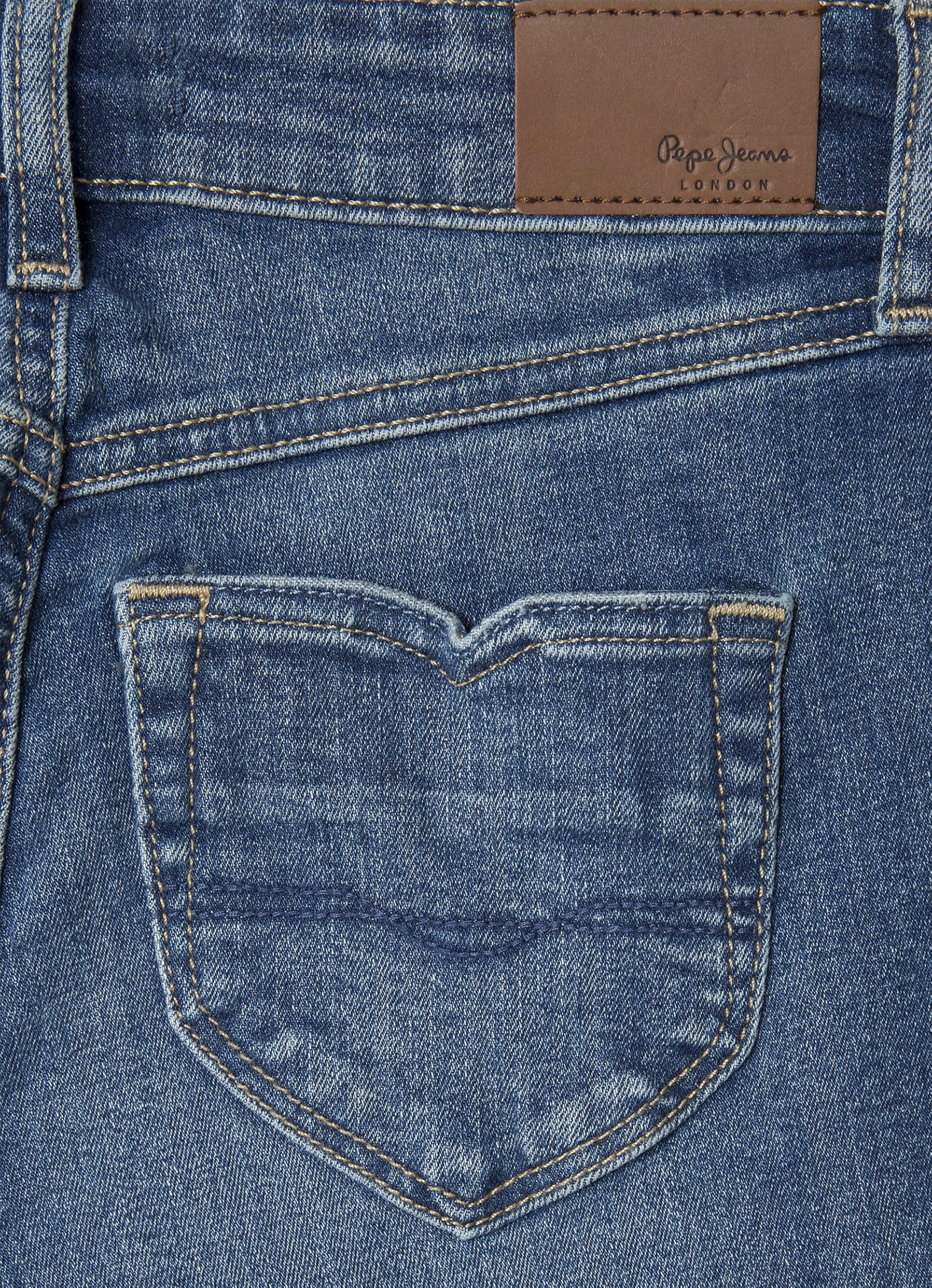 Pepe Jeans Mädchen Slim Flare Hw Willa Jeans