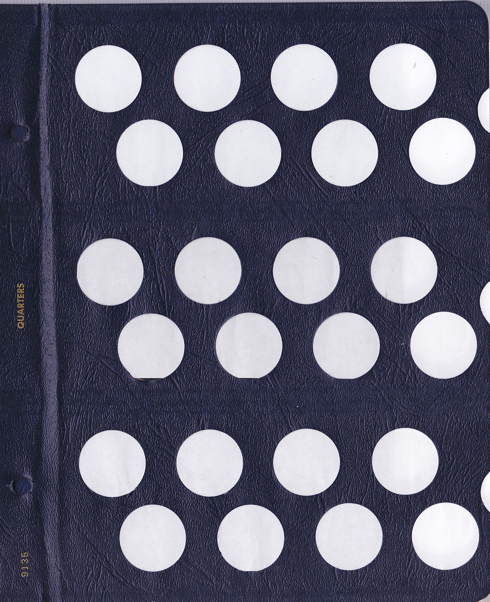 BLANK QUARTERS PAGE FOR WHITMAN No 9176 CLASSIC ALBUM BOOK COLLECTION FOLDER SET