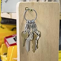 Vista 2 de Nite Ize - NI-KRGS-11-R3_Llavero de plata S-Biner, llavero de acero inoxidable con 6 S-Biners de acero inoxidable