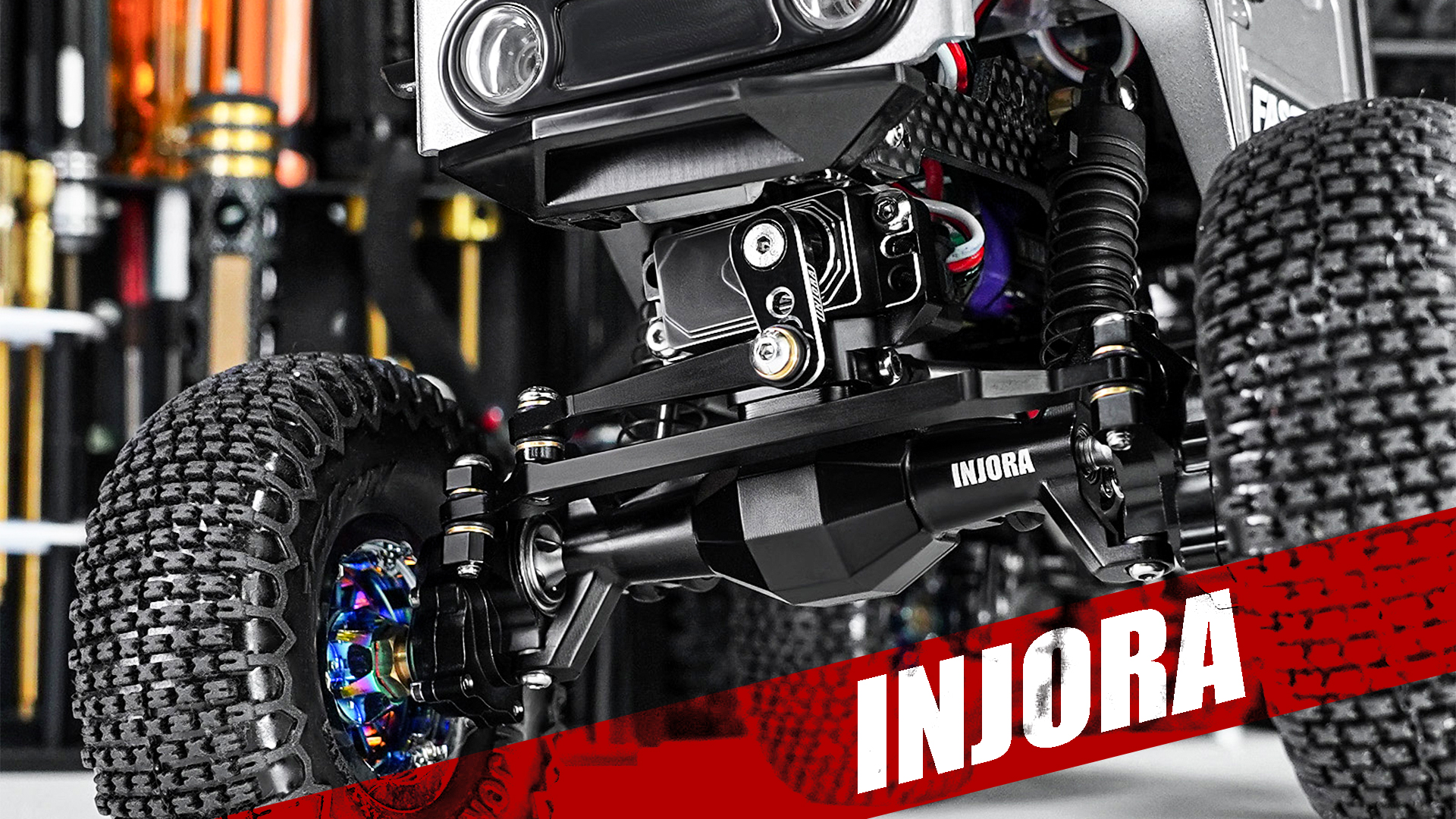 Amazon.com: INJORA +5mm Diamond Portal Axles with Lay Down Servo