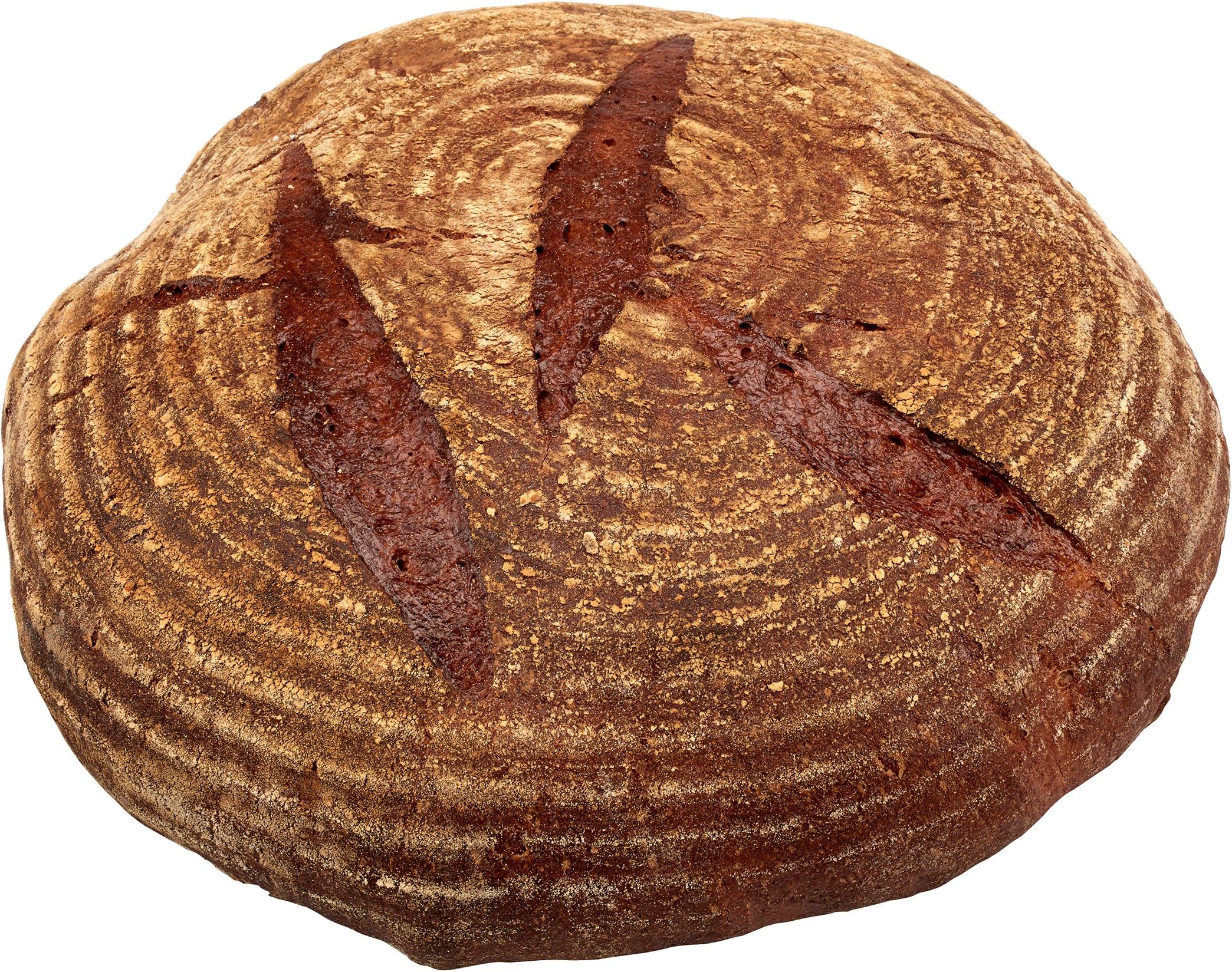 Fresh, Homemade German Sourdough Wheat Bread; Artisan Baked Without Yeast for a Healthy and Organic Diet Bread Alternative