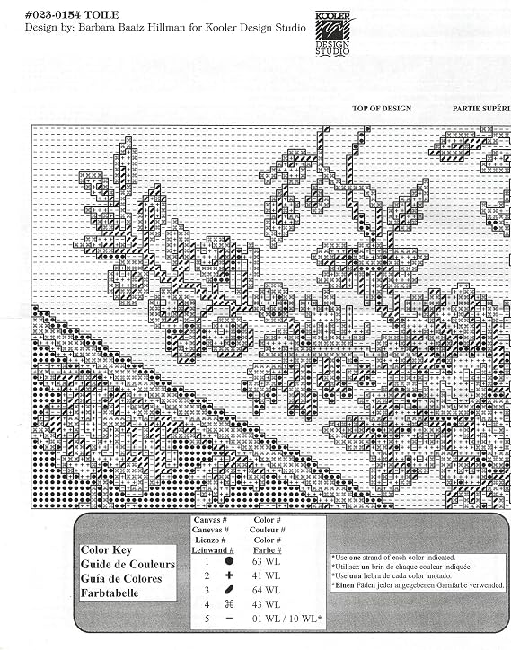 Toile Needlepoint KIT by JANLYNN Corp-NIP!