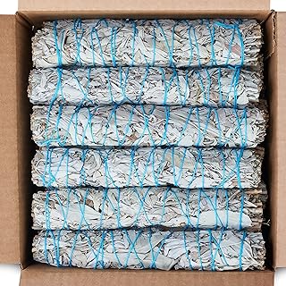 JL Local Wanderlust 9” White Sage Smudge Stick - Extra Large Smudging Wand Incense Stick for Cleansing, Purifying, Healing, Meditation, Yoga, Blessing (12 Pack)