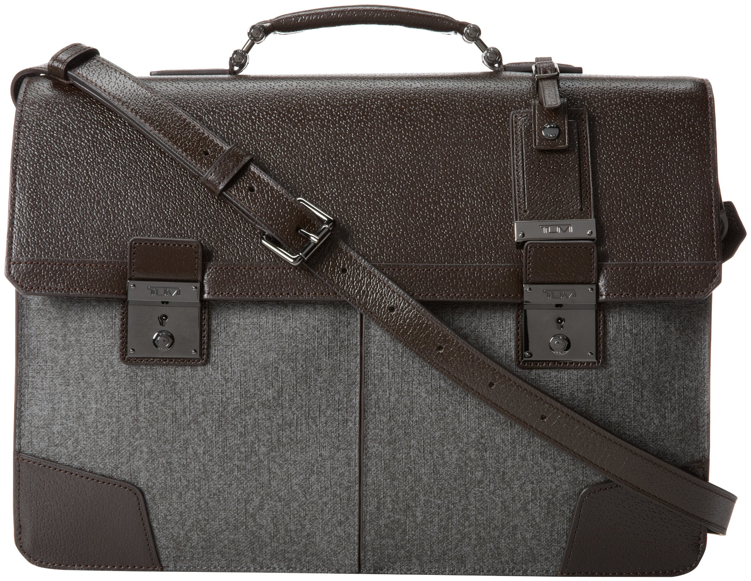 Tumi Astor Beresford Large Flap Brief Plus Earl Grey One