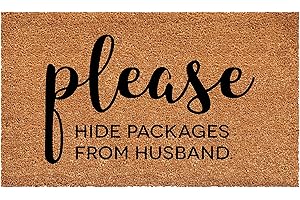 Calloway Mills Hide Packages from Husband Doormat