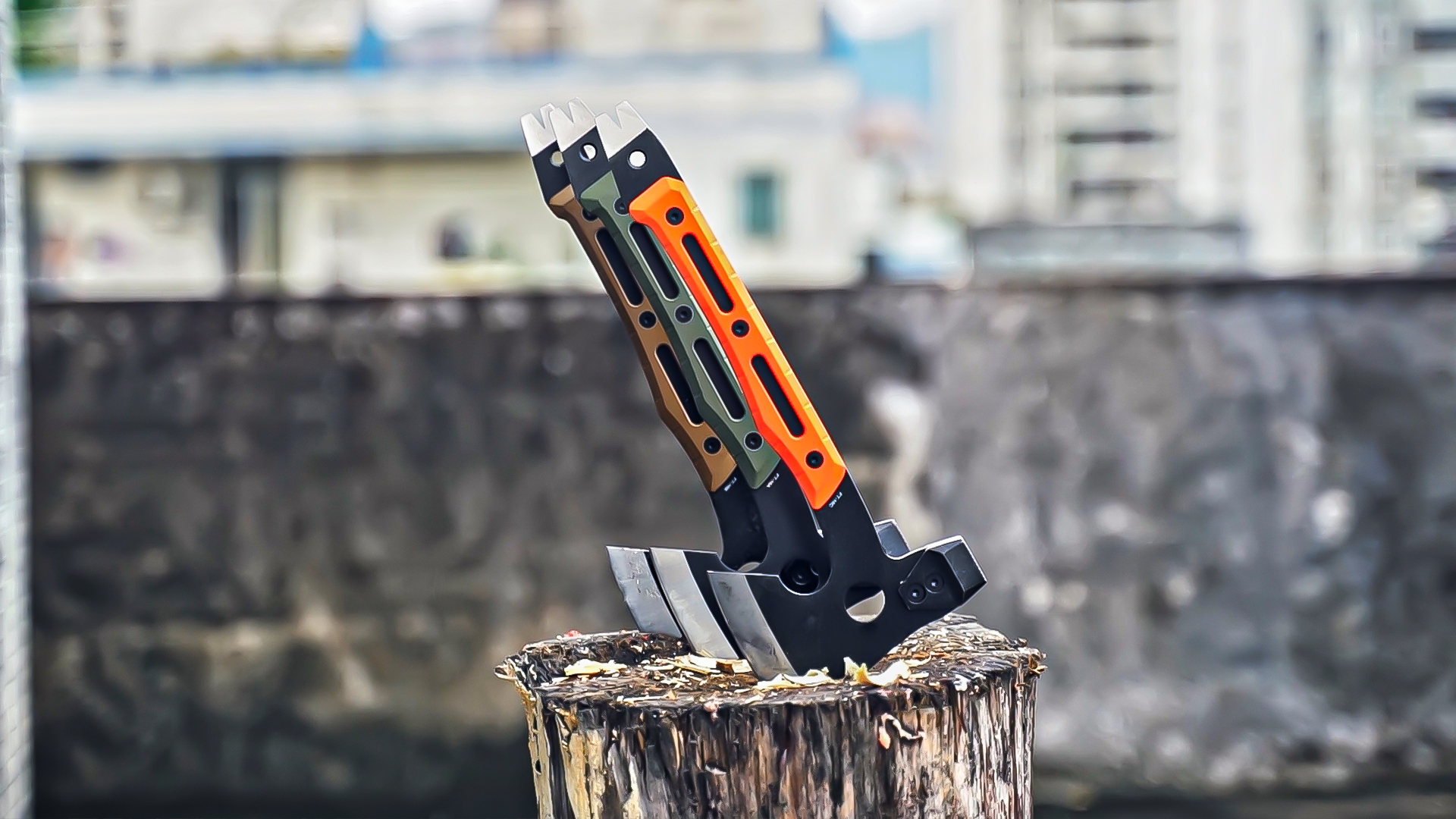 Amazon.com : HX OUTDOORS Multifunctional Splitting Axe, Full Tang
