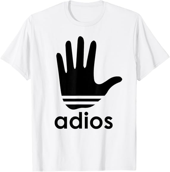 adios adidas logo