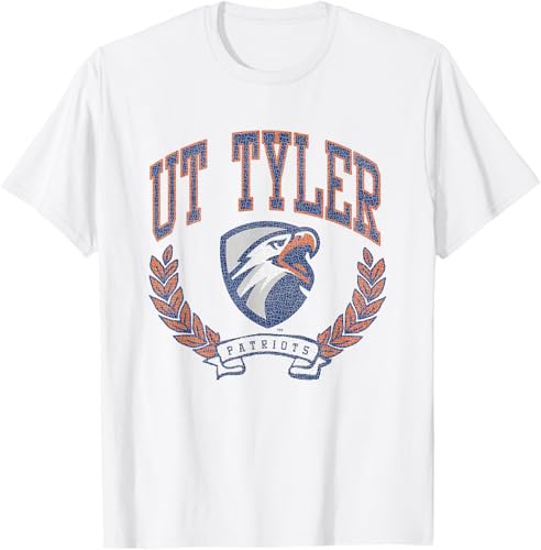 Texas Tyler Patriots Victory - Camiseta blanca vintage, Blanco
