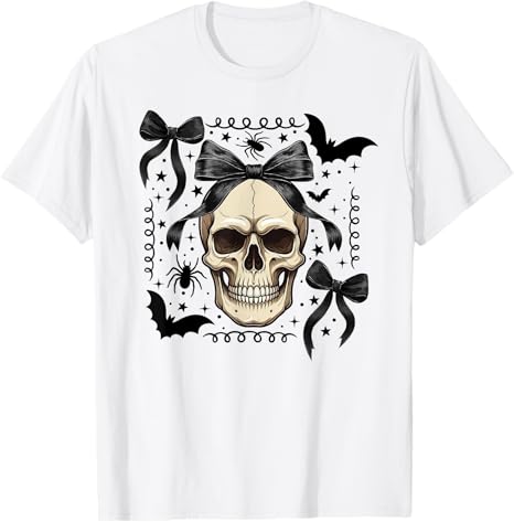 Skull Halloween Shirt Men Women Boys Girls Kids