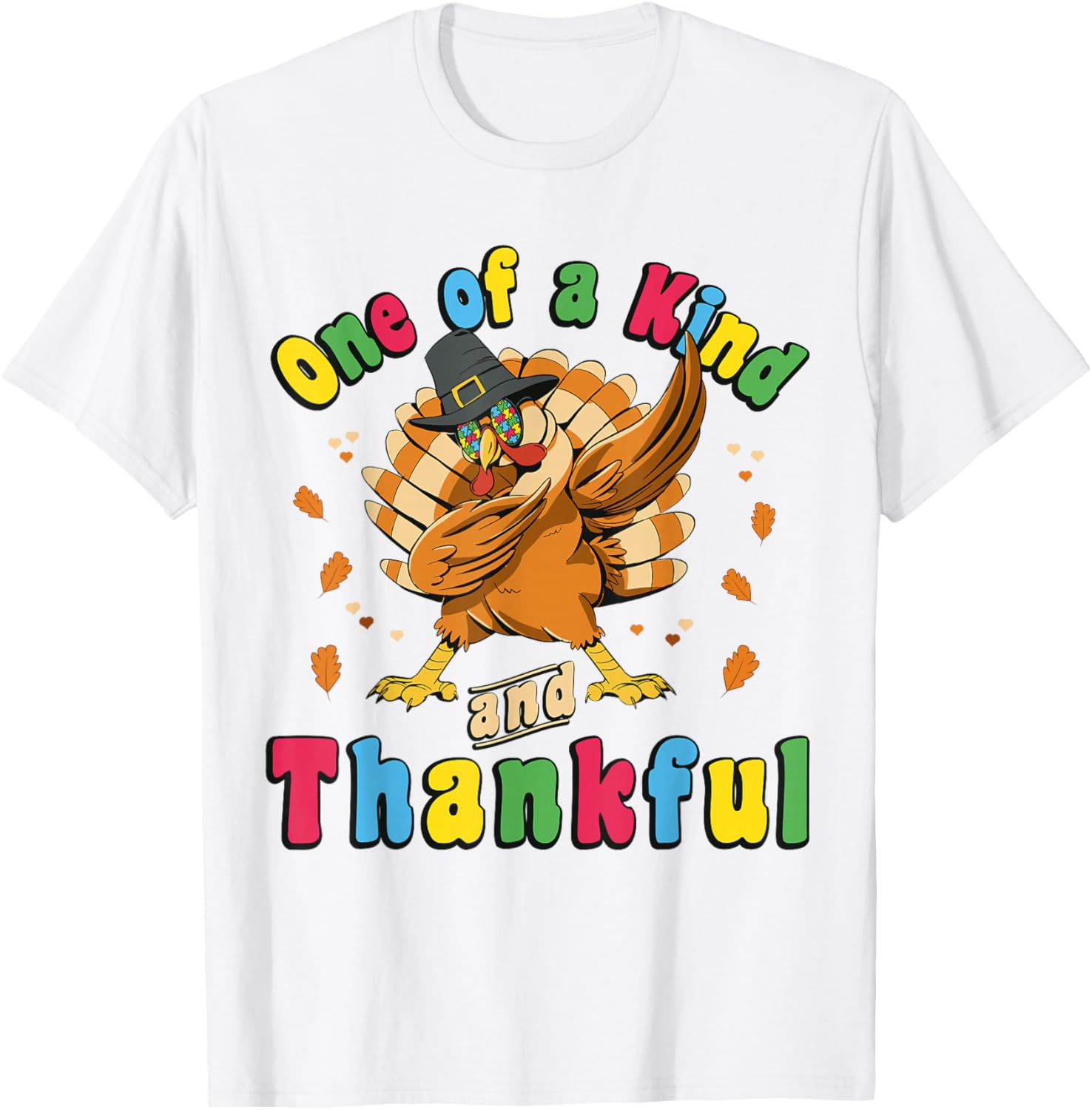Autism Turkey Puzzle Thanksgiving 2022 T-Shirt