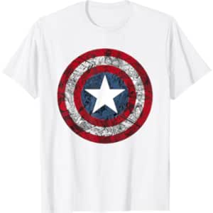 Marvel Captain America Avengers Shield Comic C1 T-Shirt