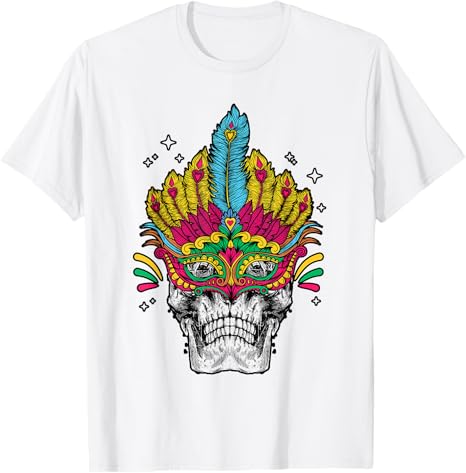 Sugar Skull Mardi Gras Parade Jester