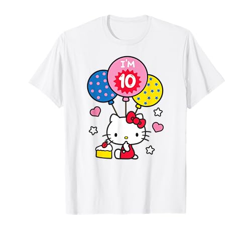 Hello Kitty I'm 10 Birthday T-Shirt T-Shirt