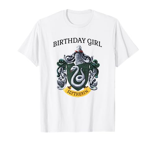 Harry Potter Birthday Girl House Of Slytherin Logo T-Shirt
