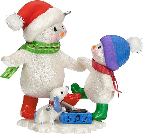 Hallmark Keepsake Adorno de Navidad 2023, haciendo recuerdos bailando al ritmo, regalos para ella