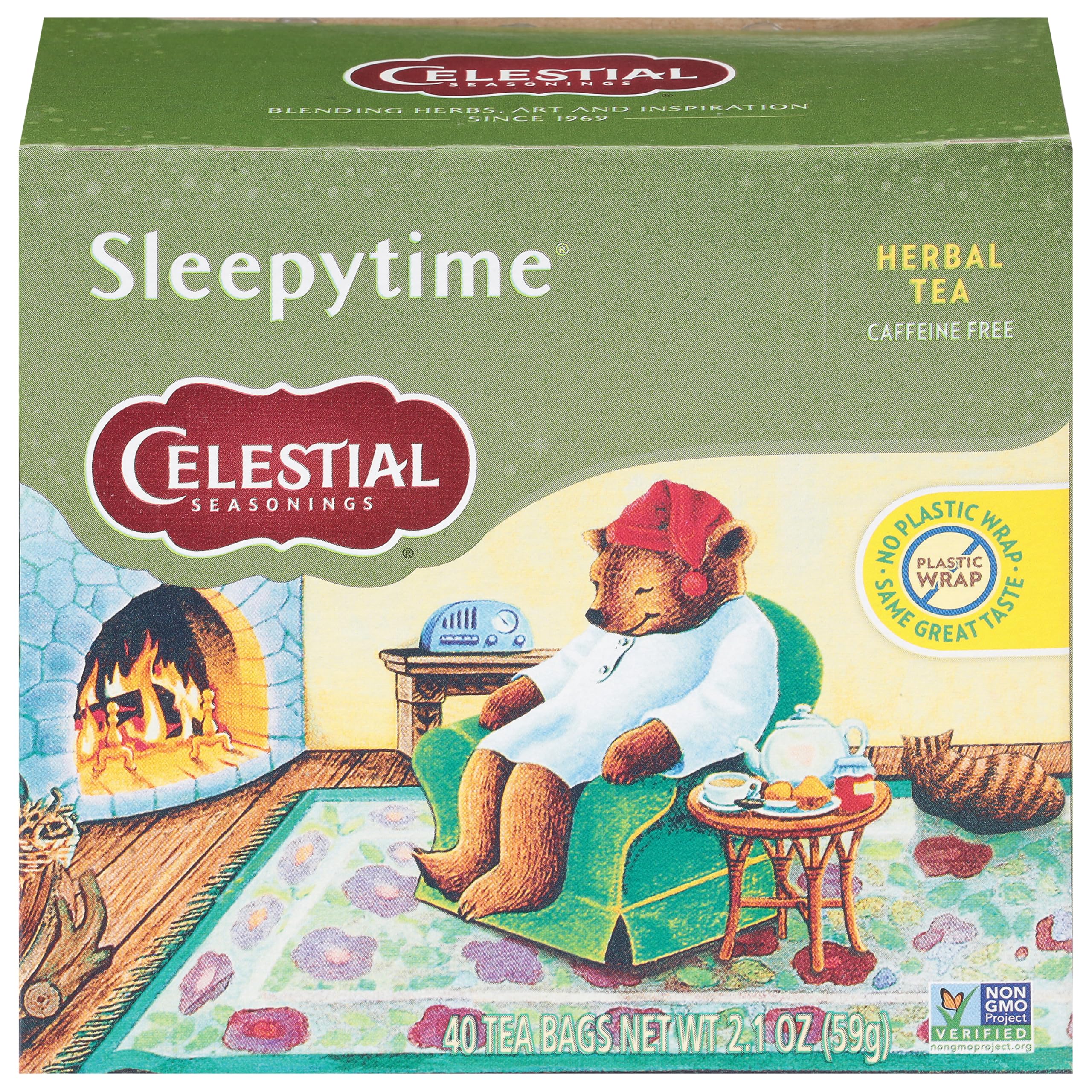 Celestial Seasonings Sleepytime Herbal Tea Caffeine Free - 40 Tea Bags