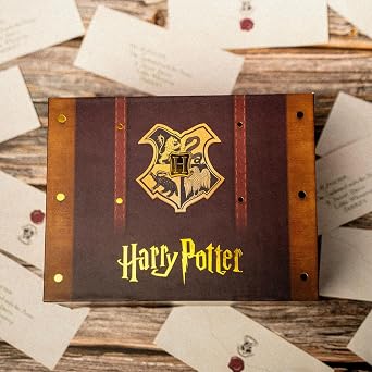 Harry Potter Acceptance Letter Explosion Box by Send A Cake Ready to Gift, No Assembly Needed Includes 8 Chocolate Brownies Magical Birthday & Celebration Gift for Women, Men, Adults, Kids
