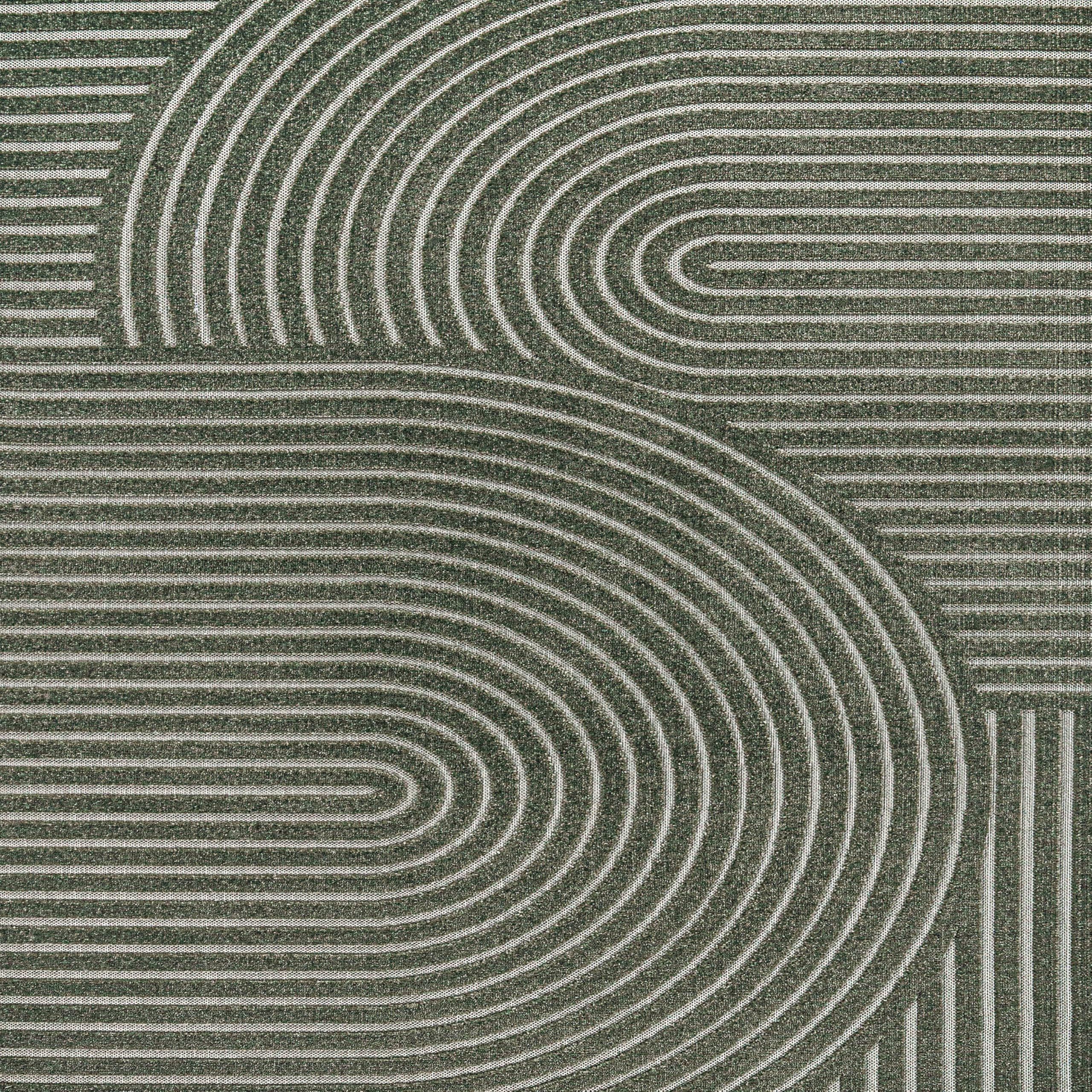Paco Home Alfombra Salon De Habitacion Cocina Exterior Terraza Jardin Motivo Nordica Motivo Boho Chic Lisa, tamaño:160x230 cm, Color:Verde 3