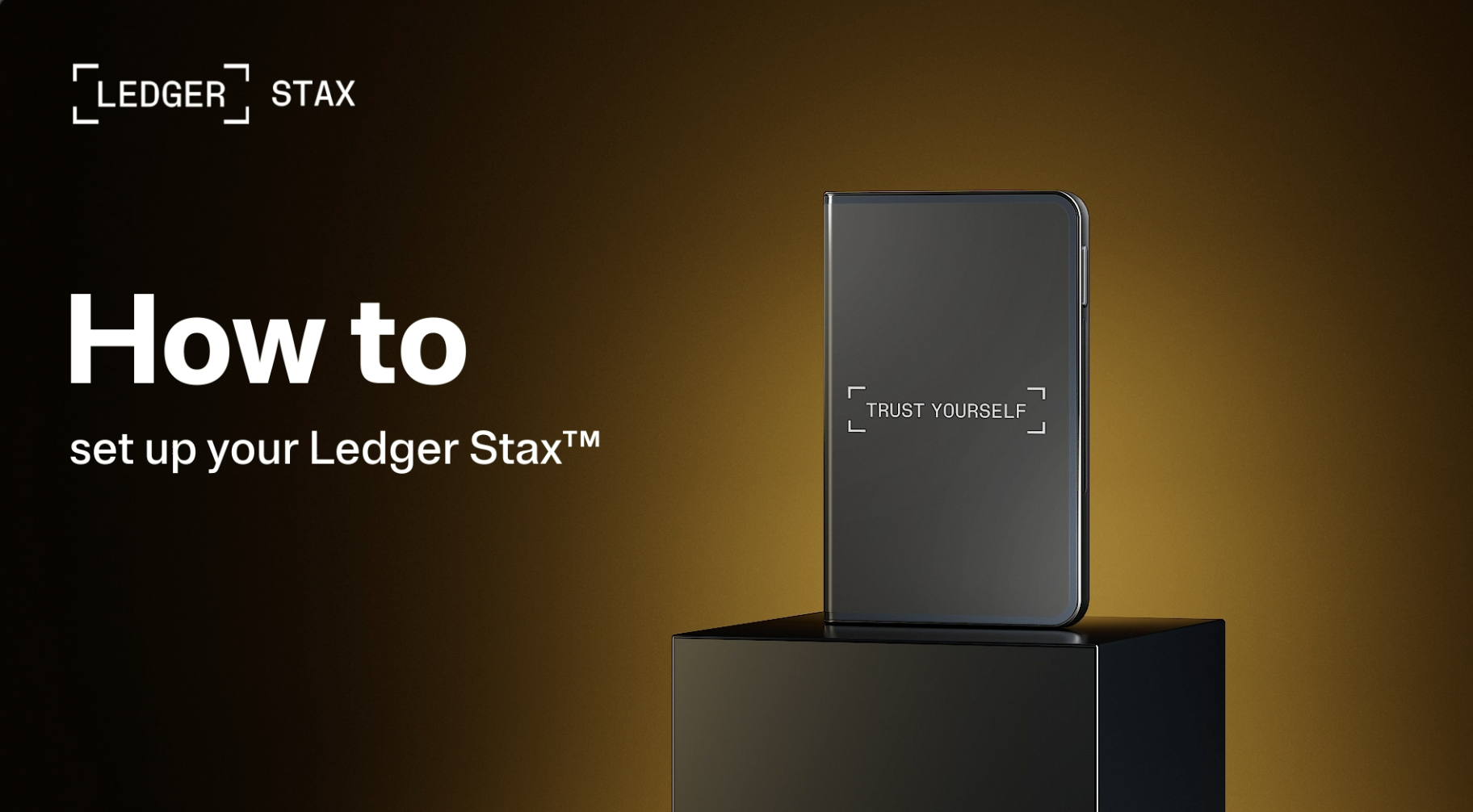 Watch How to Set Up Ledger Stax on Amazon Live