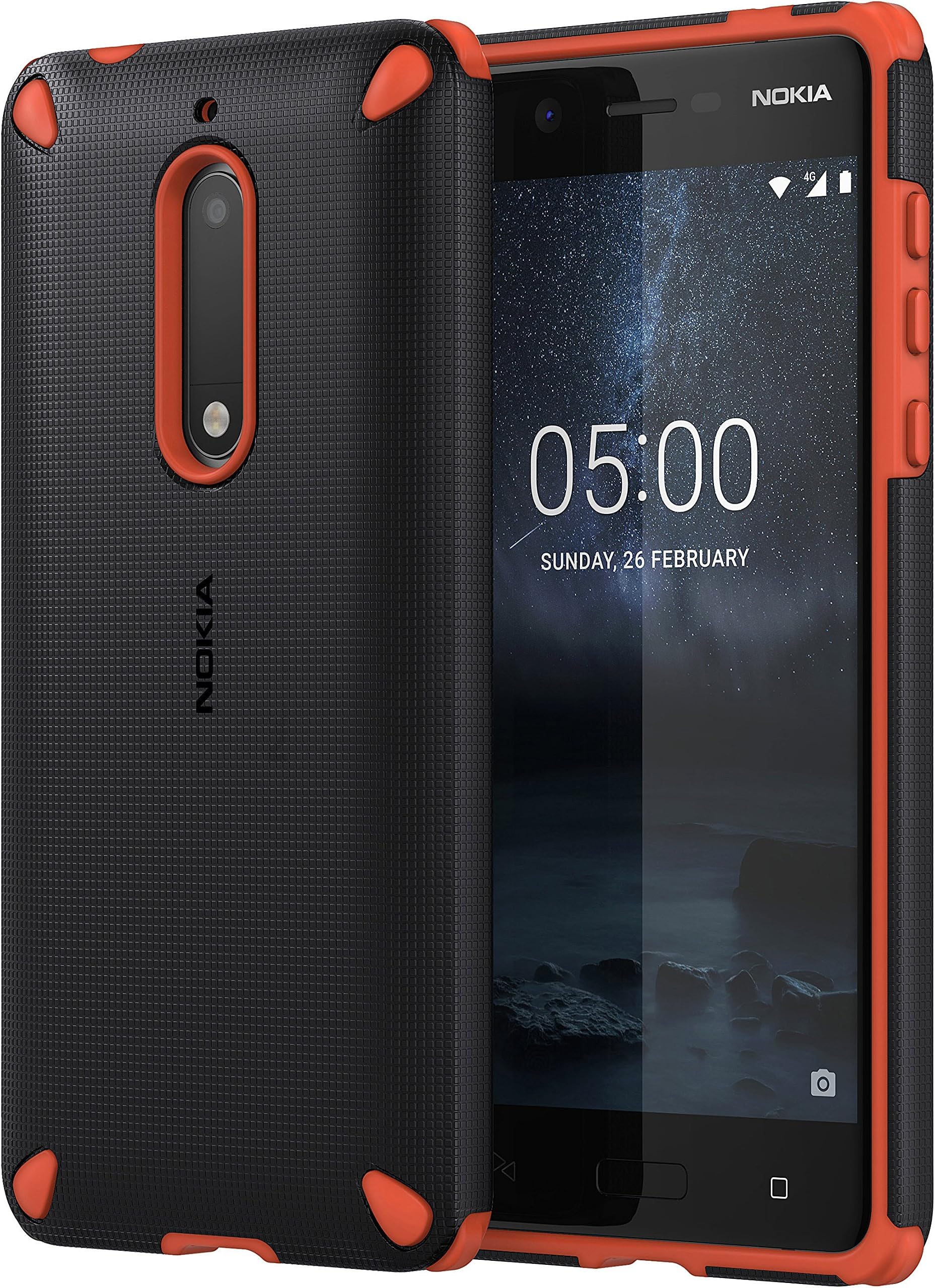 Nokia 1 A21 M1A00VA 502 Rugged Impact Case 5 Orange/Black
