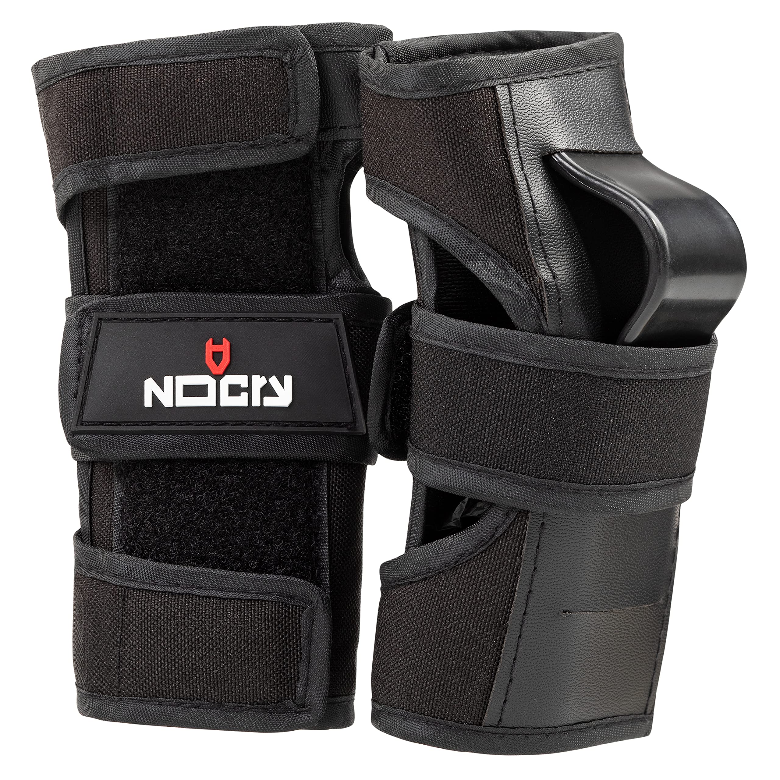 NoCry Wrist Guards; Wrist Support and Protective Gear for Skateboarding, Snowboarding, Rollerblading; 1 Pair; 2 Sizes, so they fit Kids, Youth and Adults, Size M