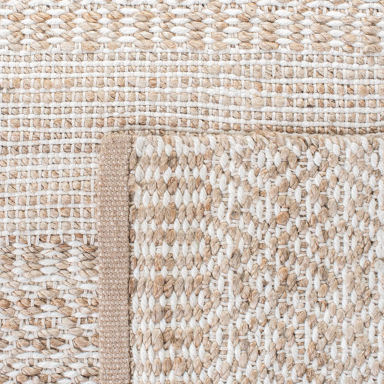 Ivory Hand-Knotted Wool 8' x 10' Area Rug