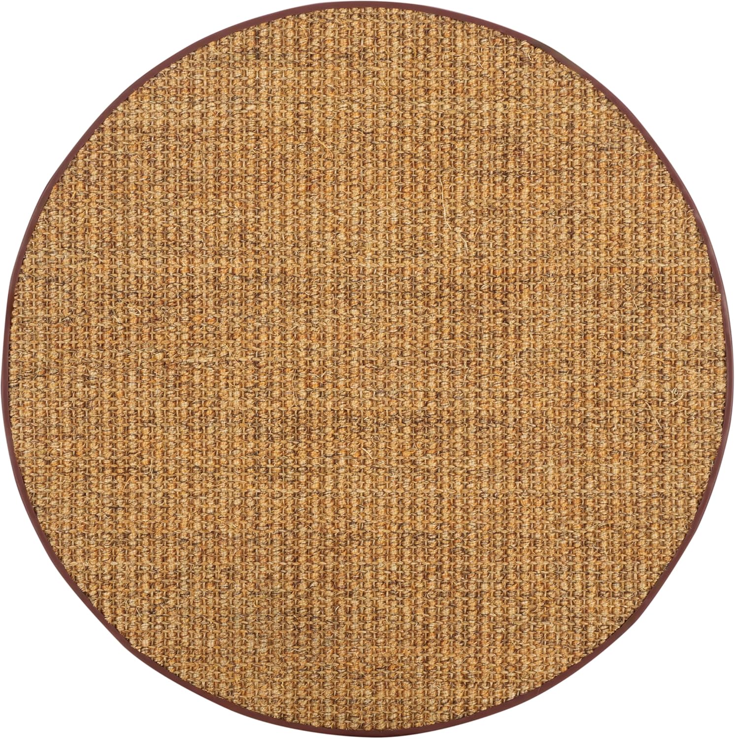 SAFAVIEH Home Collection - Natural Brown Sisal Cat Scratch Post, Round Vertical Scratching Tower (CAT903B)