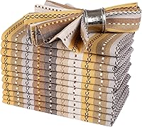 Vista 5 de Life By Cotton Juego de 12 servilletas de tela 100% algodón puro de 18 x 18 pulgadas, servilletas de boda, lavables a máquina, servilletas de Beige