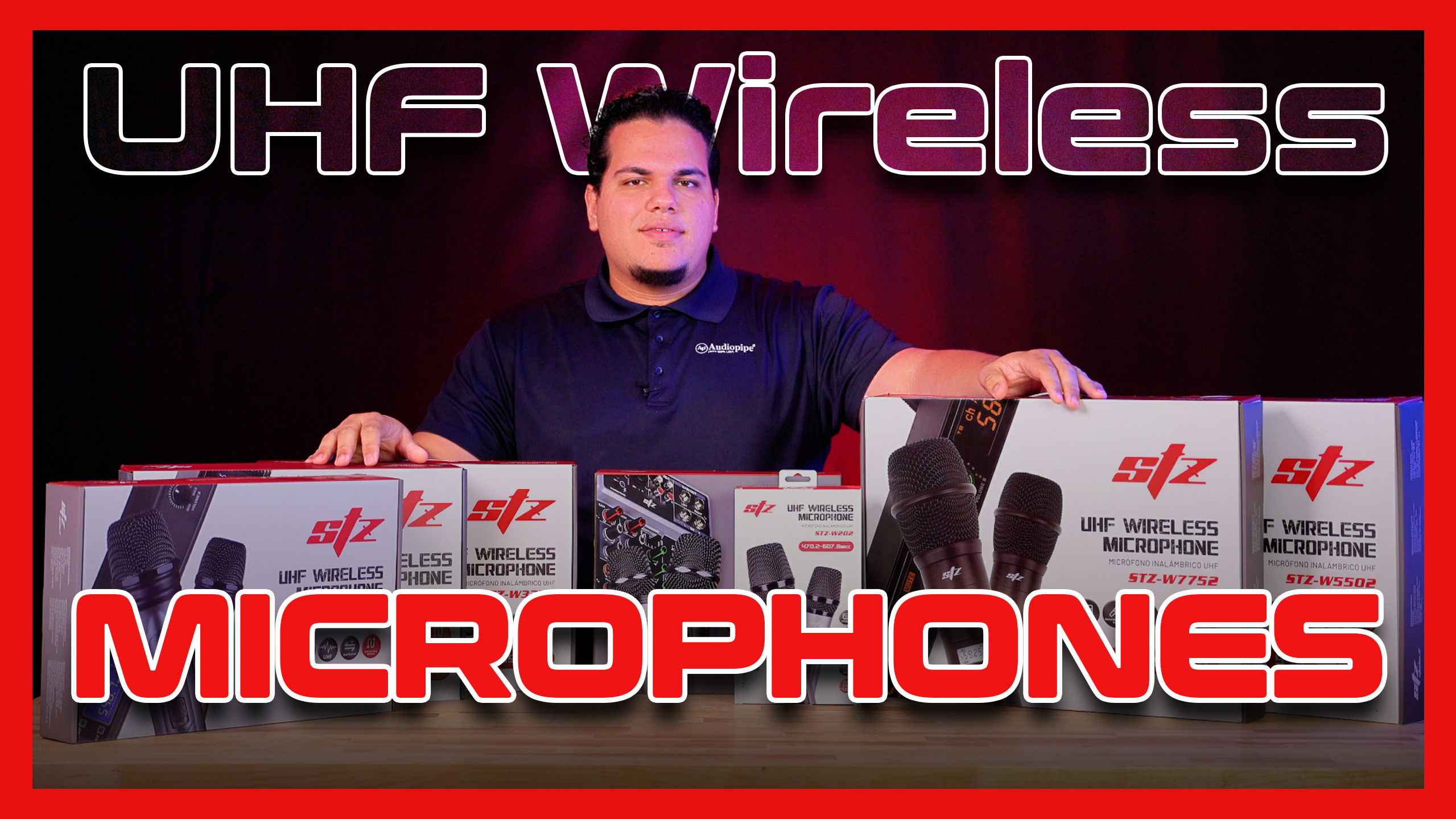 Amazon.com: Studio Z UHF Wireless Microphone (STZ-W3372), Dual