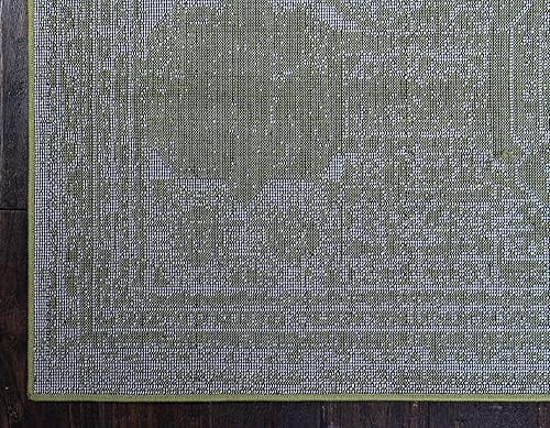 Vista 127 de Unique Loom Bromley Collection Vintage Traditional Medallion Border - Alfombra, Polipropileno, Amarillo/Crema azu/marfil,Gris