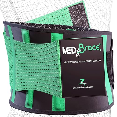 Miniatura 6 de Cinturón de soporte de espalda para alivio del dolor lumbar inferior para hombres y mujeres, compresión ortopédica de cintura de grado médico para
