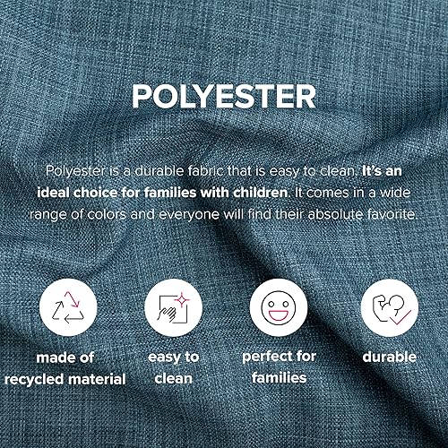 Miniatura 6 de Funda de sofá Karlstad resistente y duradera de repuesto para sofá IKEA Karlstad, funda de sofá esquinero Karlstad (poliéster azul marino)