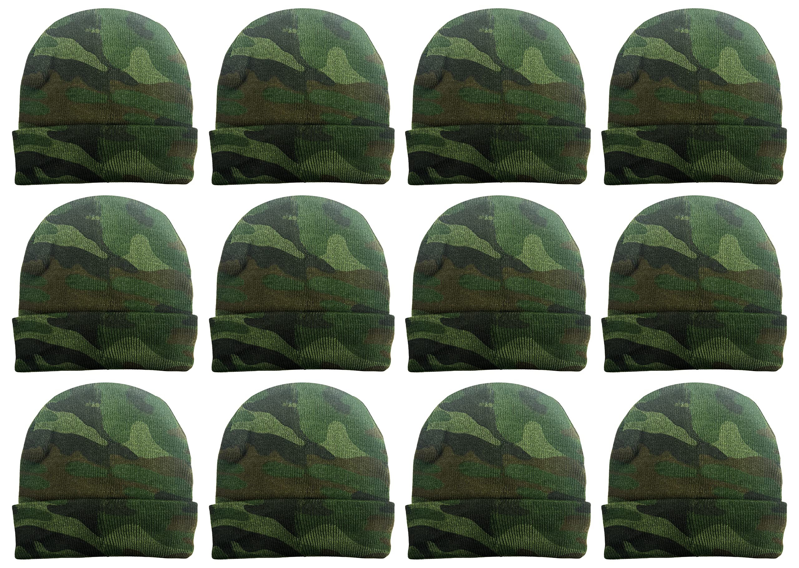 12 Pack Winter Beanie Hats for Men Women, Warm Cozy Knitted Cuffed Skull Cap, Wholesale