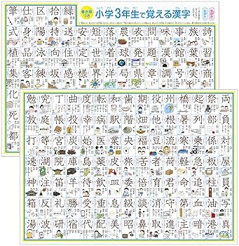 Amazon.co.jp: 【完全防水】 小学三年生で習う漢字表 お風呂