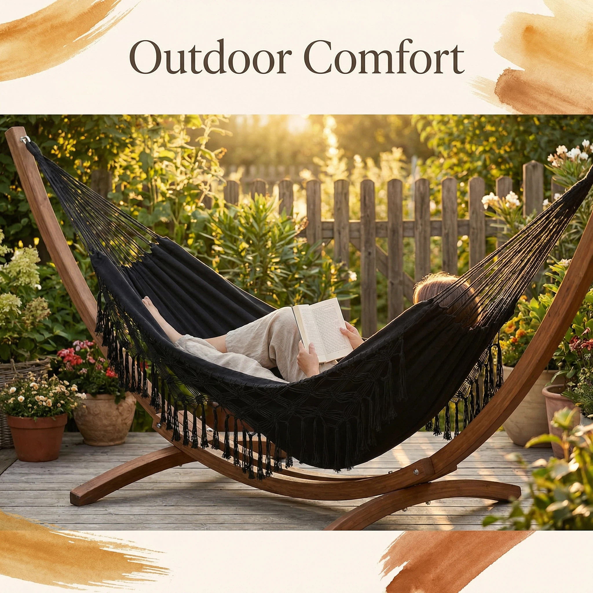 Amazon.com : Hammock Brazilian Double Hammocks Soft Comfortable