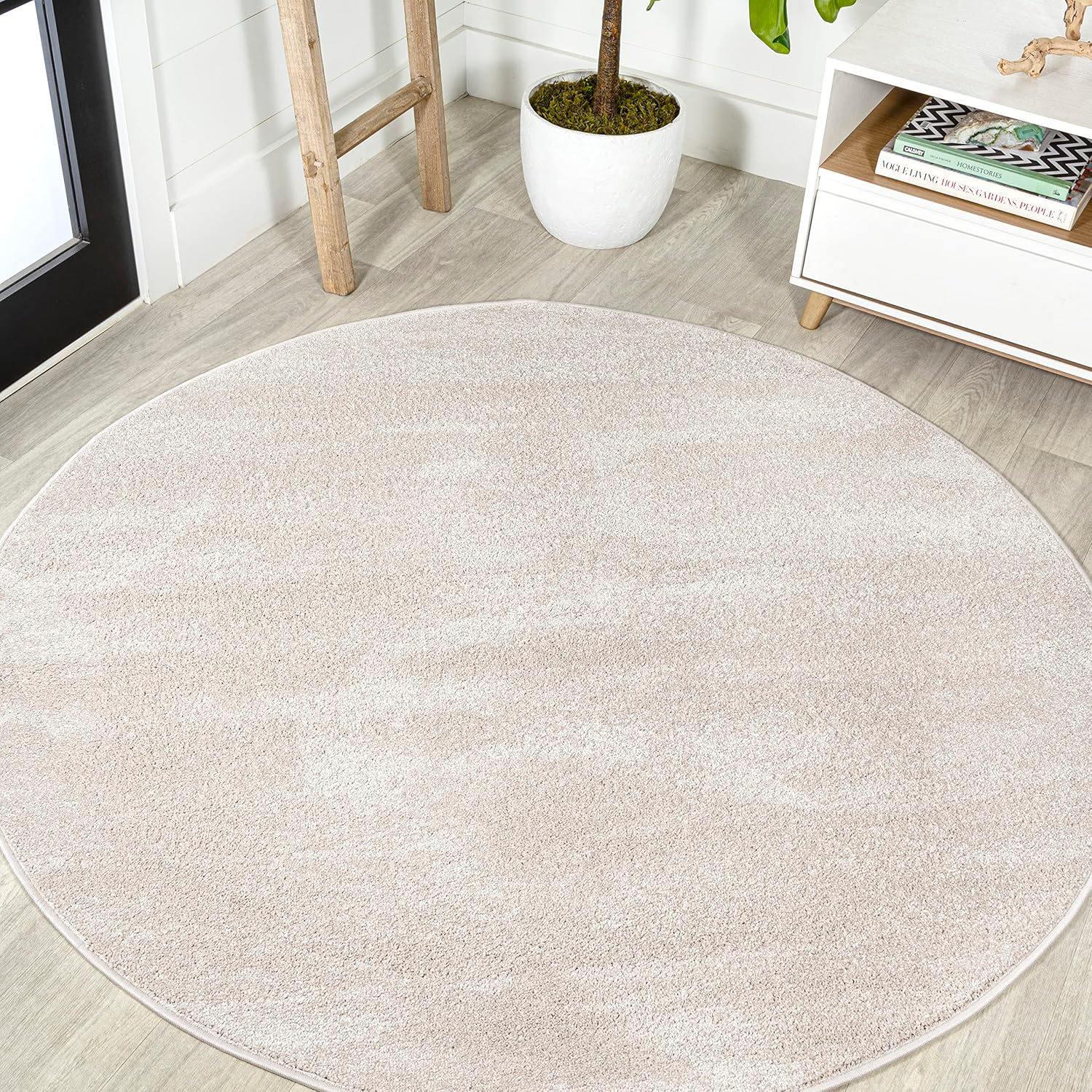 JONATHAN Y SEU100D4R Haze Solid LowPile Indoor Area Rug