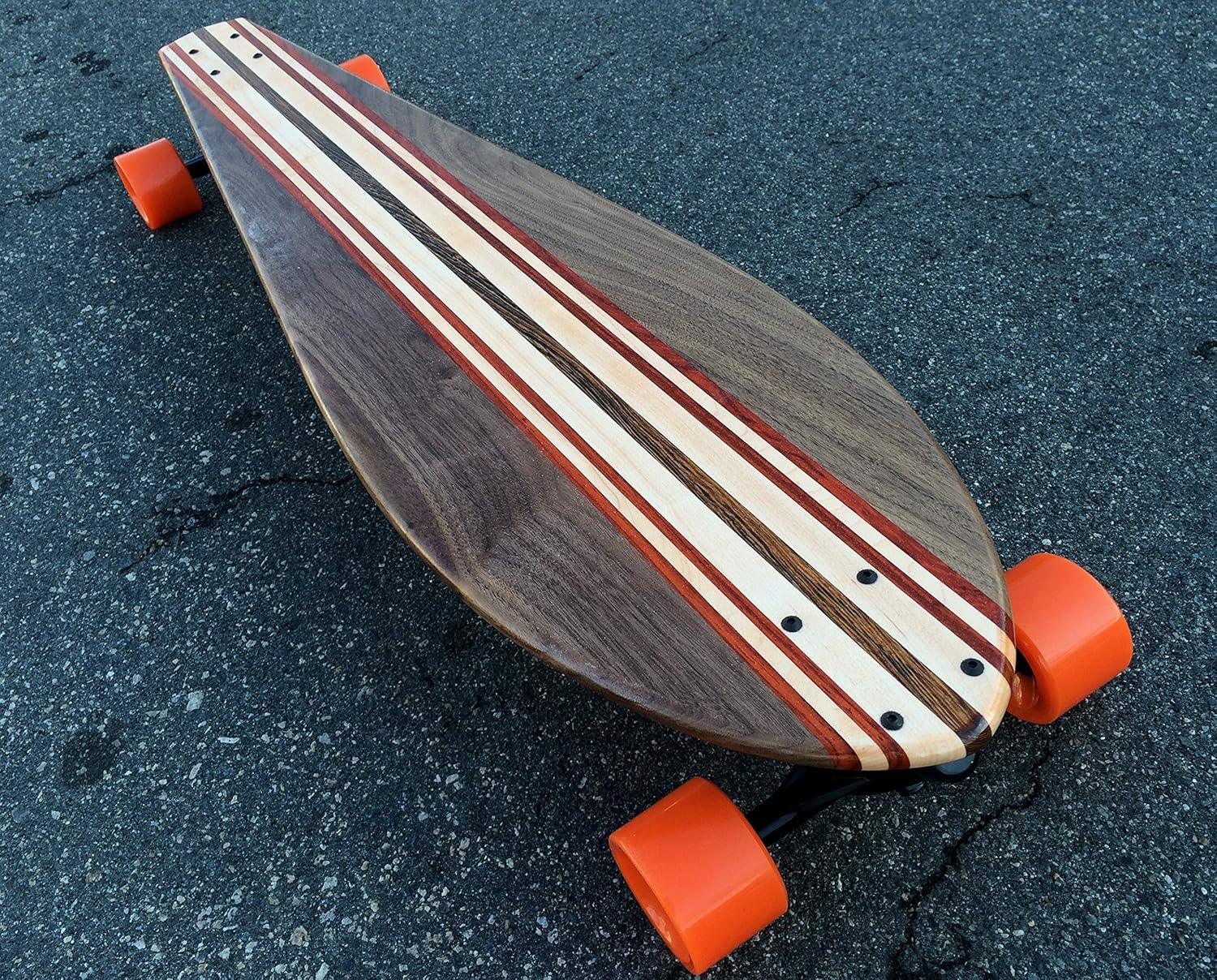 Solid Wood Longboard "Descanso LB" Sports & Outdoors