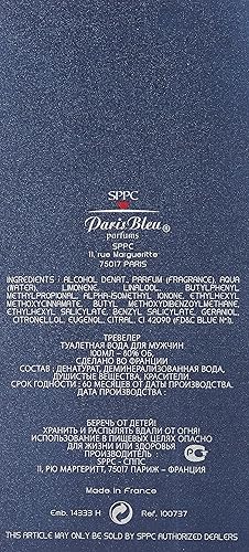 Miniatura 3 de Paris Bleu Colonia l Traveller, 3.3 onzas