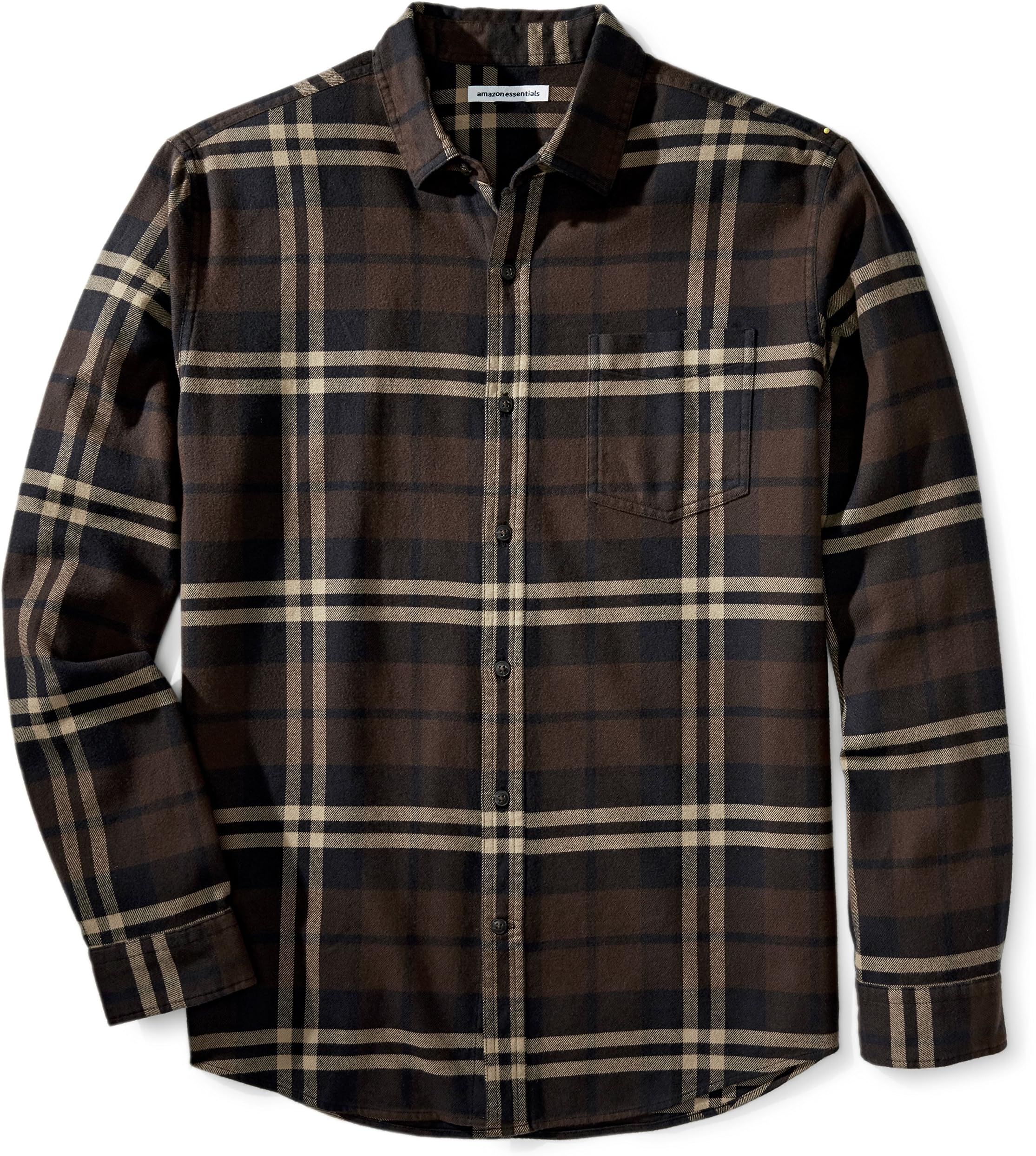 Men's Long-Sleeved Flannel Shirt - Discontinued Colours
