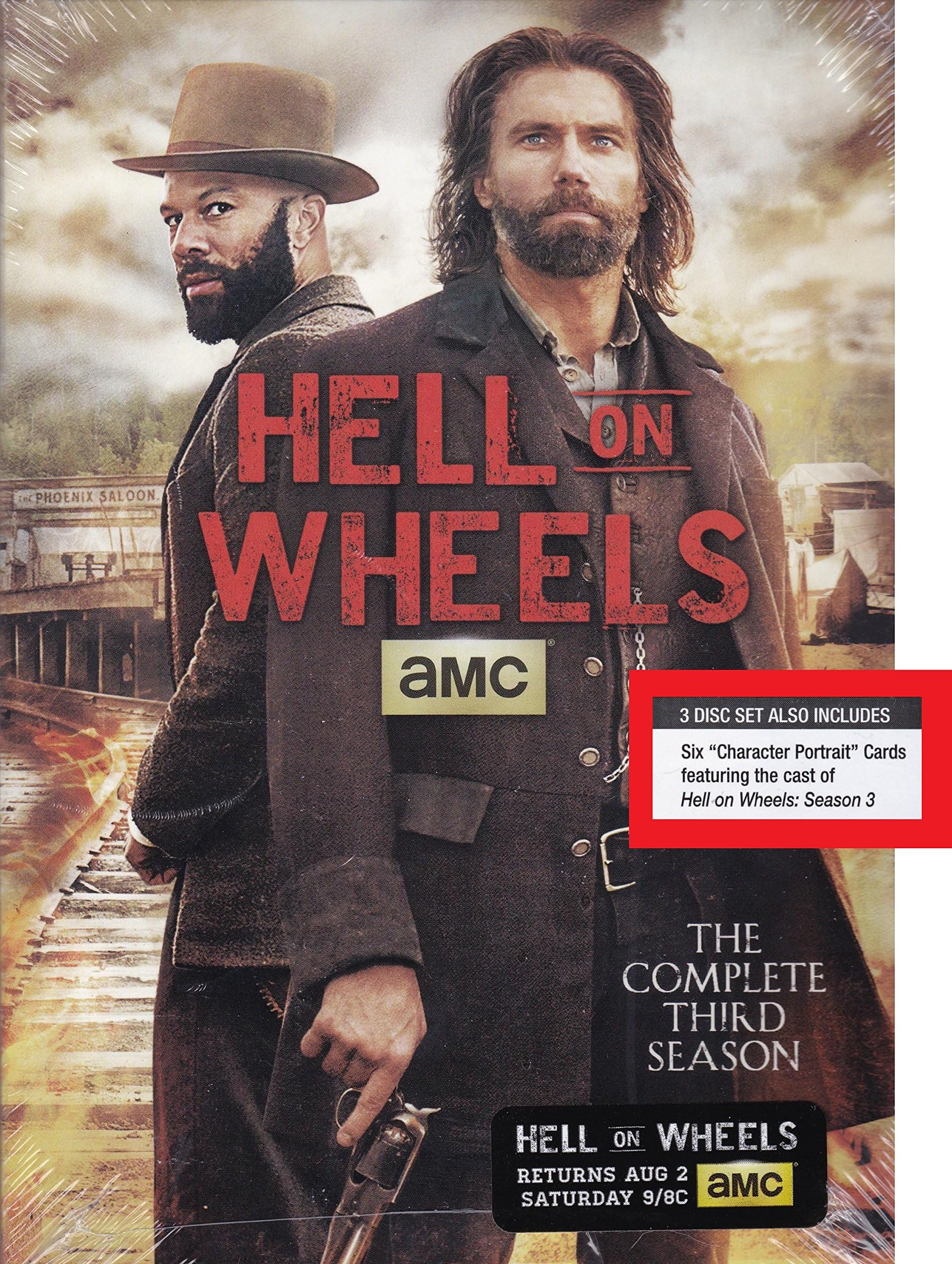 Hell On Wheels The Complete Third Season with Six Character Portrait Cards featuring the Cast