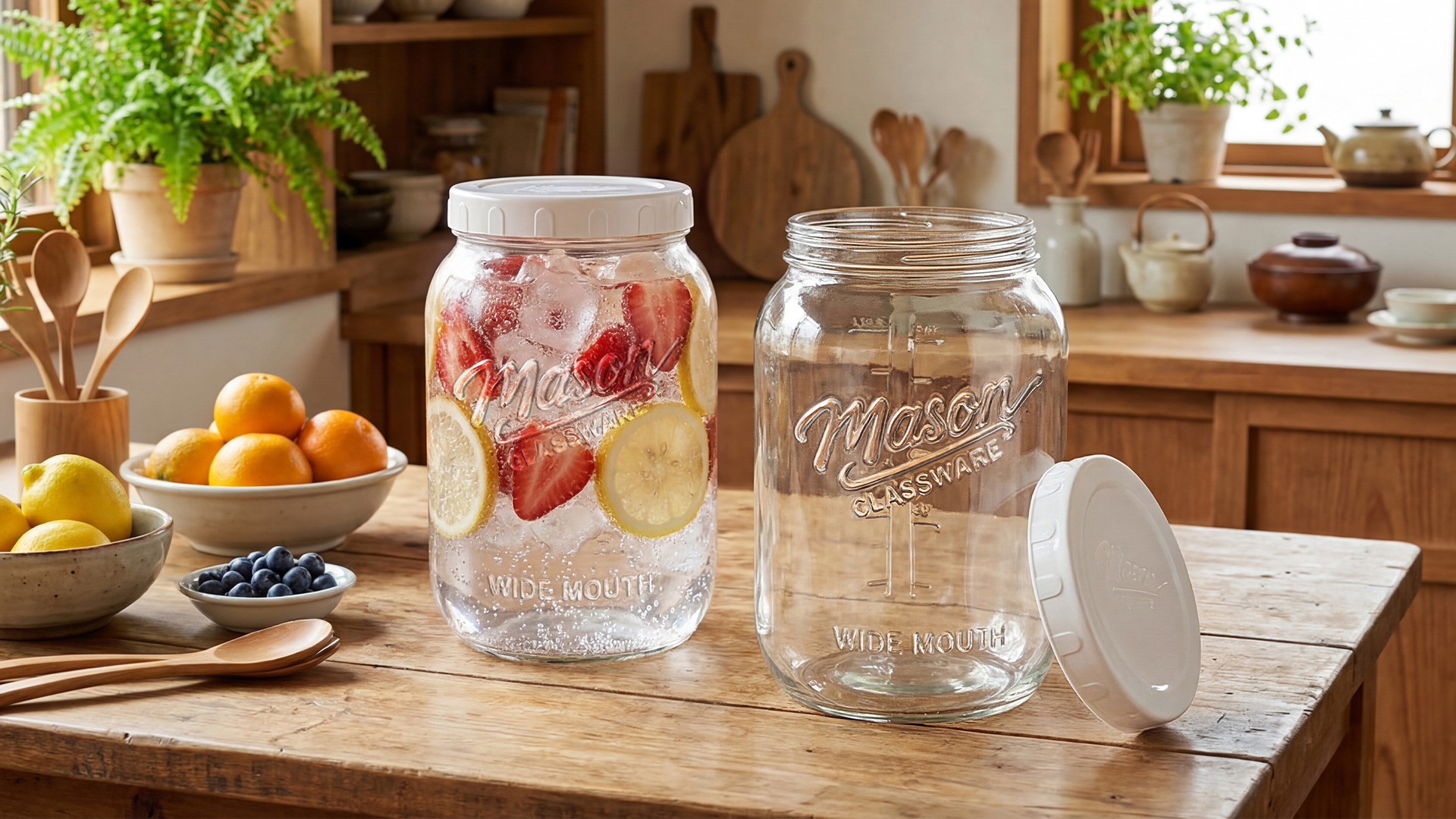 Amazon｜梅酒 瓶 キャニスター ガラス 保存容器 3.7L 果実酒 瓶 漬物