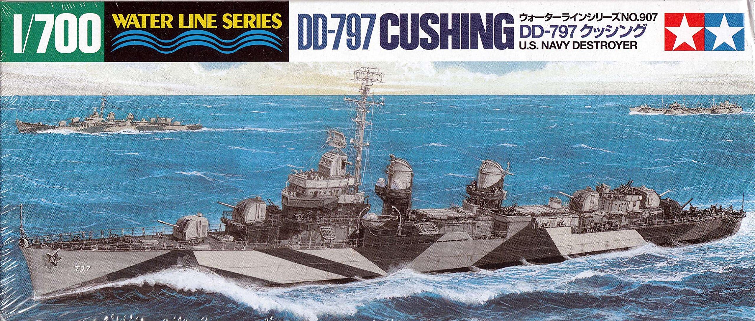 Tamiya â€“ 31907 â€“ Model Boat Destroyer USS Cushing