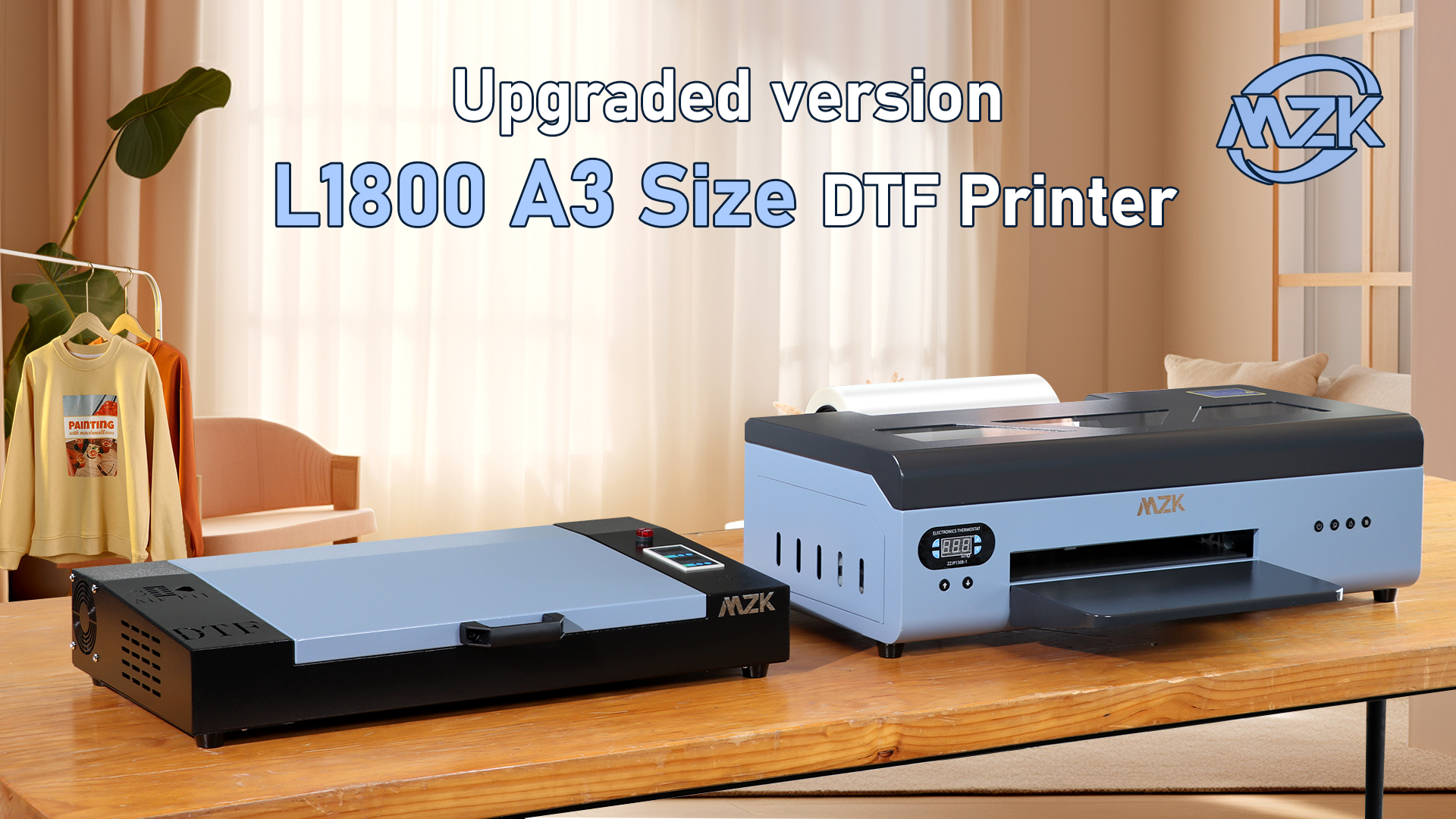 たか様　DTF MZK DTF Transfer Printer A3 L1800 With Roll Film, T-Shirt Printing