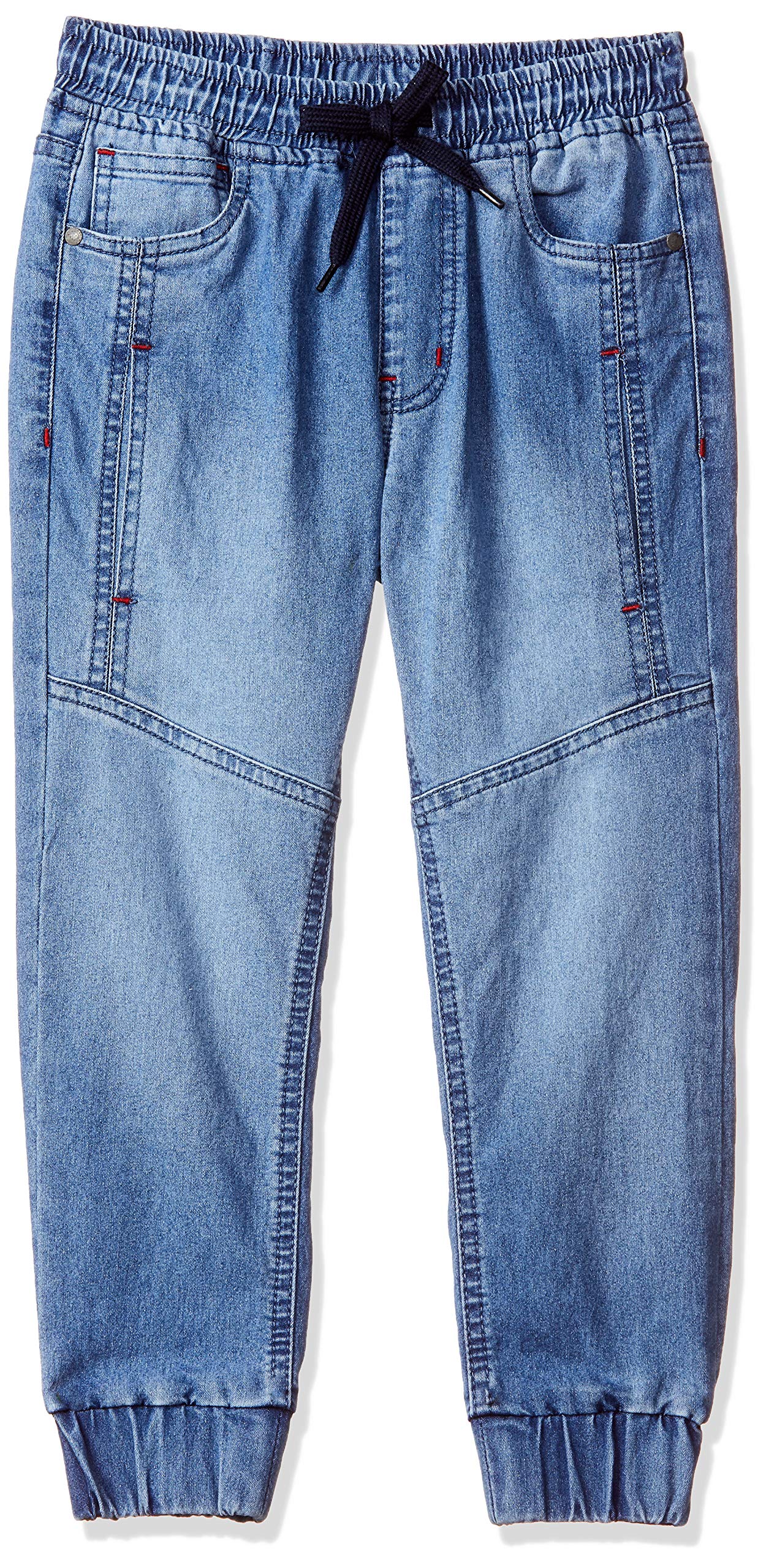 Amazon Brand - SymbolRegular Boys Slim Fit Stretchable Jogger Jeans (Elasticated Waist Band)